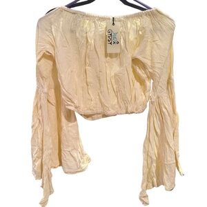 NWT Jaded Gypsy Long Sleeve Crop Top